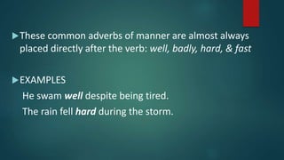 Adverbs | PPTX