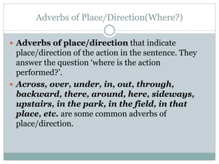 Adverbs | PPTX