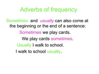 Often Examples Using Adverbs-of-frequency in constructing sentences.ppt