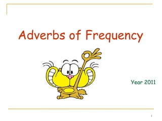 Adverbs of Frequency
1
Year 2011
 