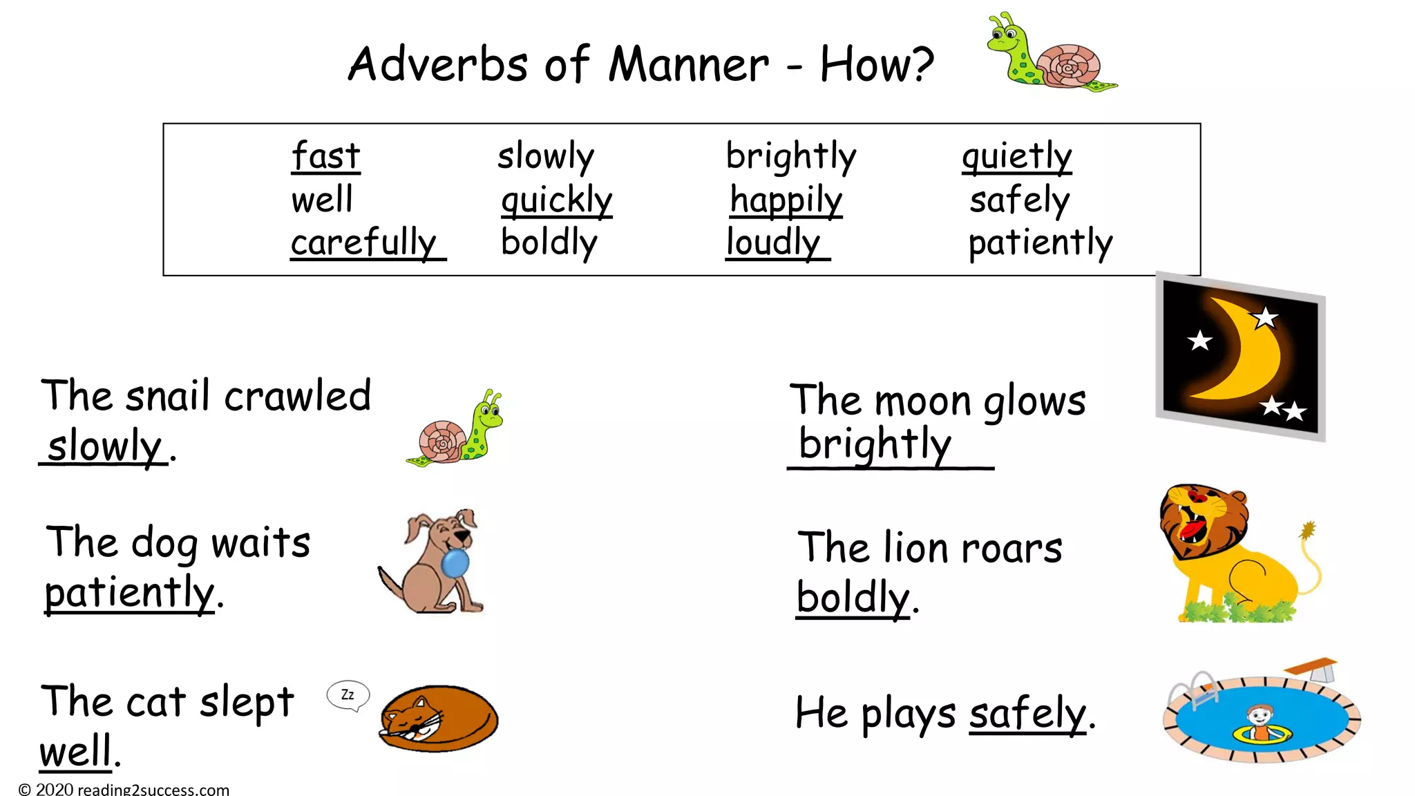 #Adverbs Describe #Verbs: They answer three questions about verbs they ...