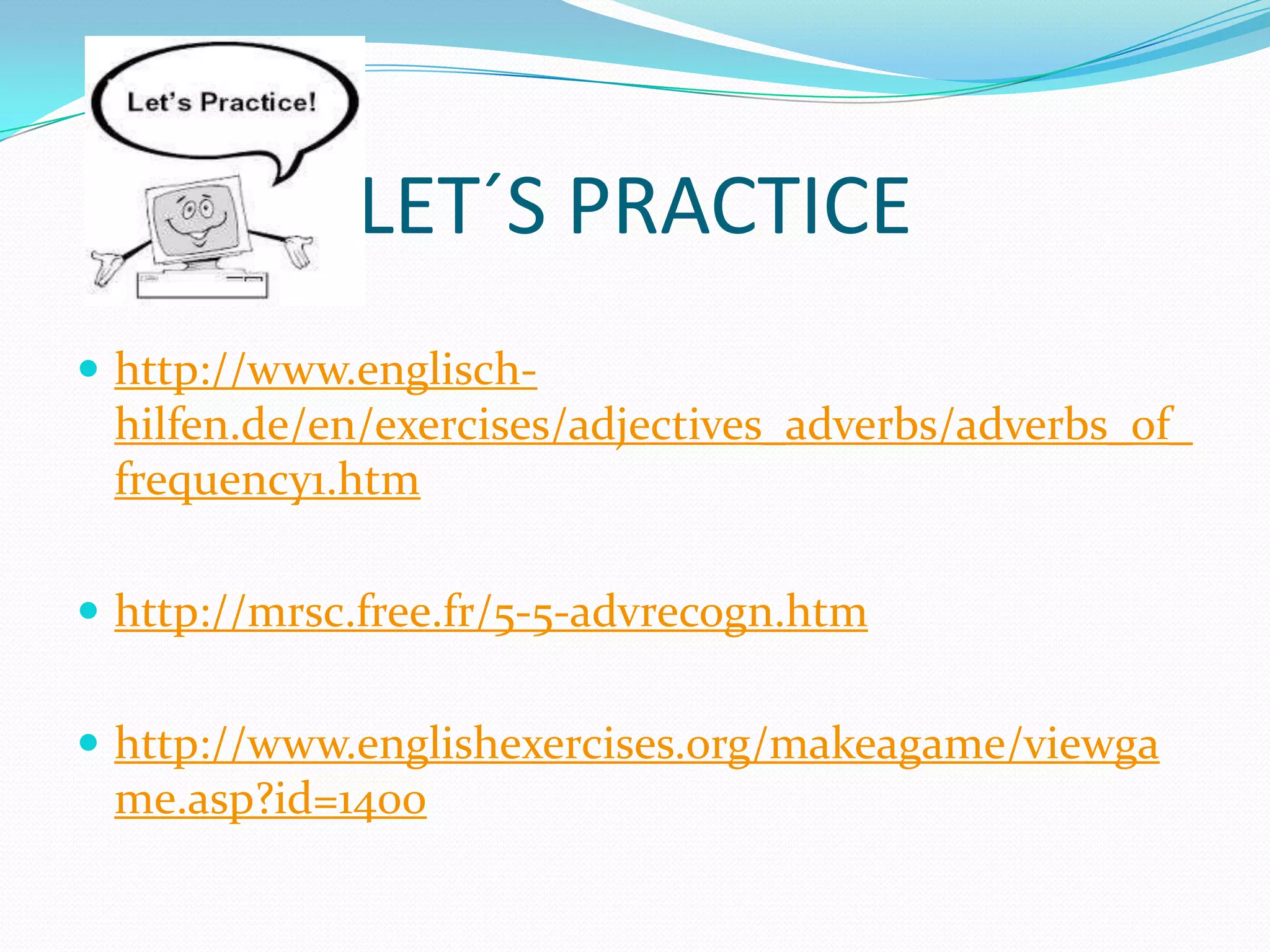 Adverbs of frequency | PPTX