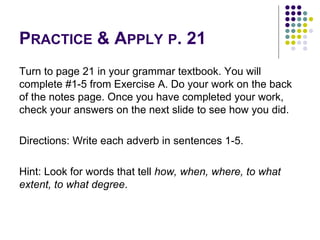 telling when, how and where | PPTX