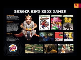 A campanha
A vinheta
O game

 