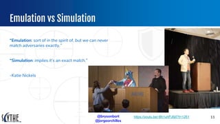 Adversarial Emulation with the C2 Matrix - Wild West WebCastin Fest | PPT