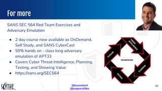 Adversarial Emulation with the C2 Matrix - Wild West WebCastin Fest | PPTX