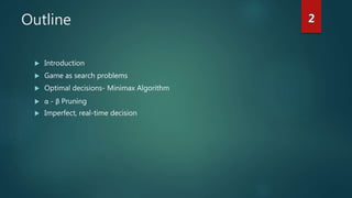 Adversarial search | PPT