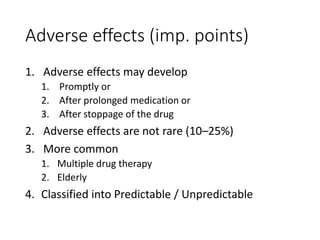 Adverse drug effects | PPTX