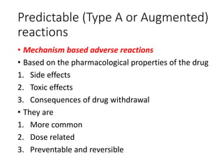 Adverse drug effects 