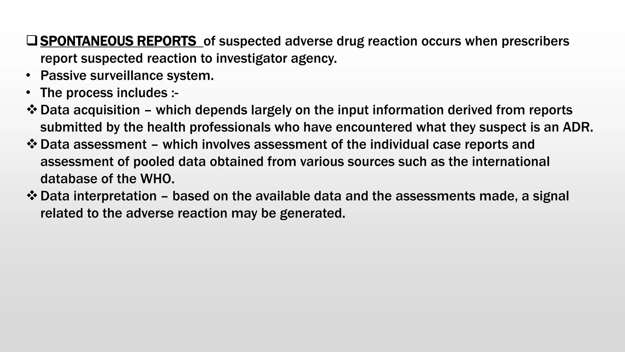 Reporting and Management of Adverse Drug Reaction | PPTX