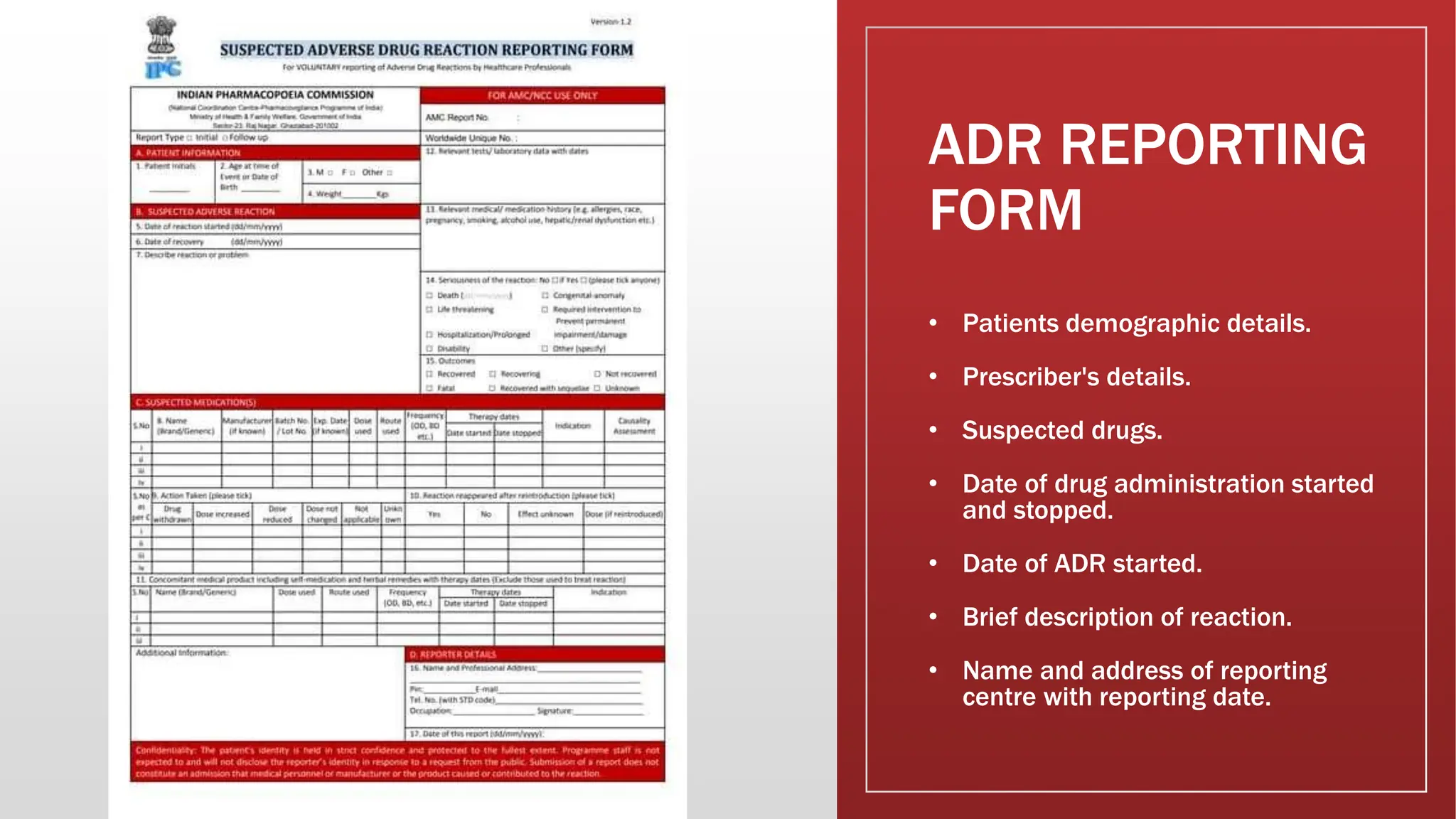 Reporting And Management Of Adverse Drug Reaction PPTX