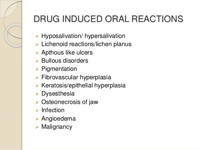 SEARCH AND BUY THIS PRODUCT Adverse drug reactions of oral cavity