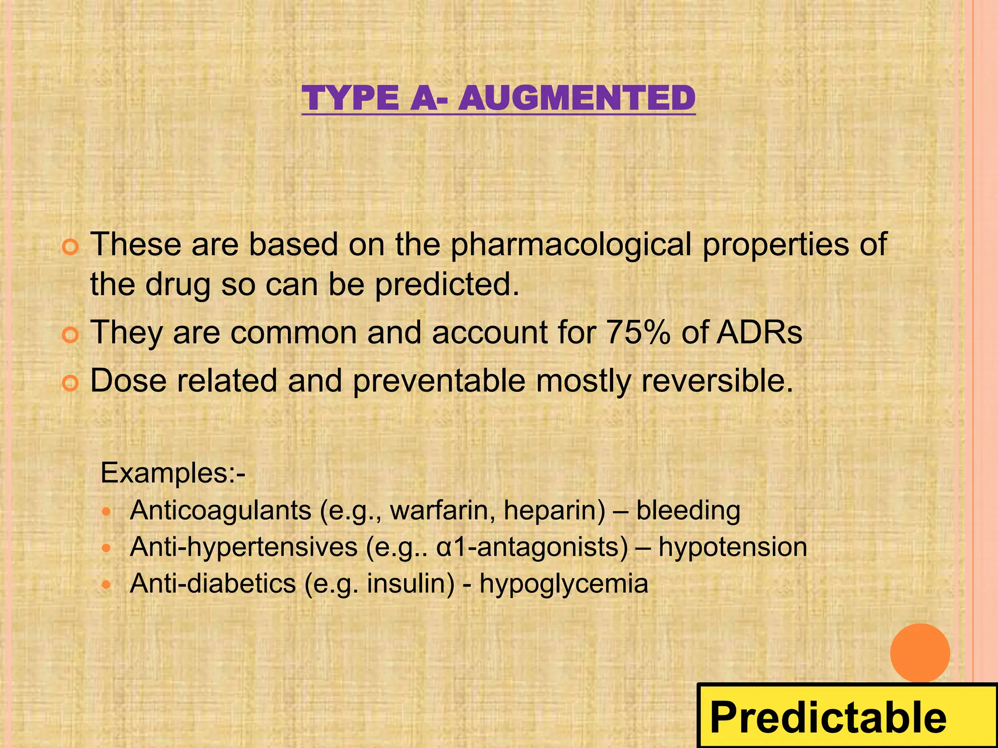 Adverse Example Drawing Adverse Drug reactions and its types with examples | PPT