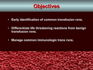 Adverse Effects Of Blood Transfusion | PPT