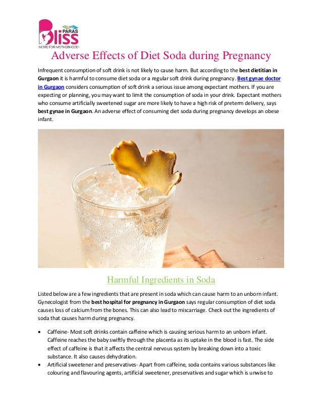 Diet Soda In Pregnancy Linked To >> Adverse Effects Of Diet Soda During Pregnancy Diet Soda In Pregnancy Linked To >> Adverse Effects Of Diet Soda During Pregnancy