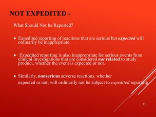 Reaction In Reporting Adverse event reporting | PPT