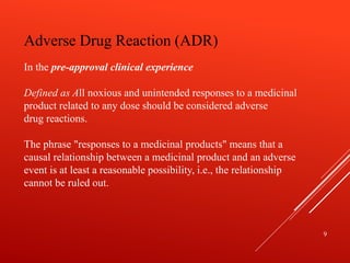 Adverse event reporting | PPT