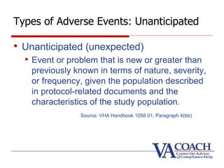 Previously Events AdverseEvents.ppt