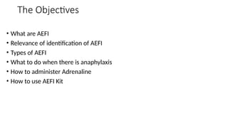 Comprehensive Overview of Adverse Events Following Immunisation and ...