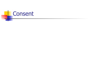 Consent 