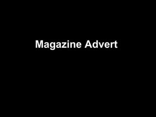 Magazine Advert 