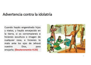 Advertencia contra la idolatría