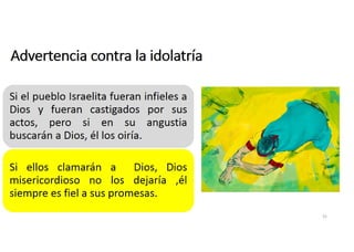 Advertencia contra la idolatría