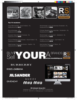 RECRUITMENT




Advertentie Fashion United 02.07 Out.indd 1           2-7-2012 22:39:36
 