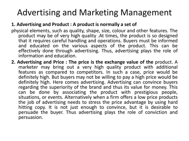 Advertisement | PPTX