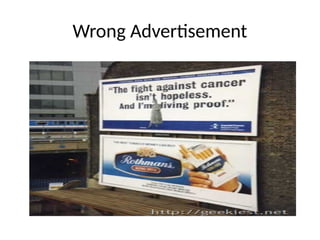 Wrong Advertisement
 