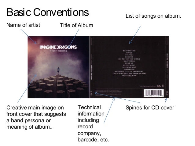advertisement and album cover