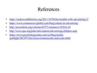 Culture advertisement from marketing ads | PPTX