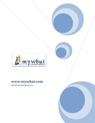 www.mywbut.com
Advertisement Brochure
 