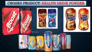 CHOSEN PRODUCT: HEALTH DRINK POWDER
 