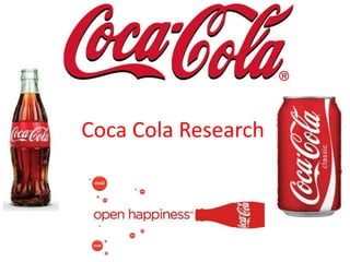 Coca Cola Research

 