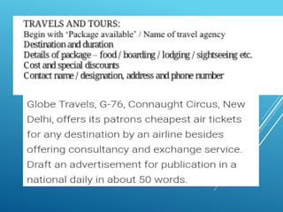 Advertisements-Classifieds class 11 writing skills | PPTX