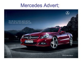 Mercedes Advert;
 
