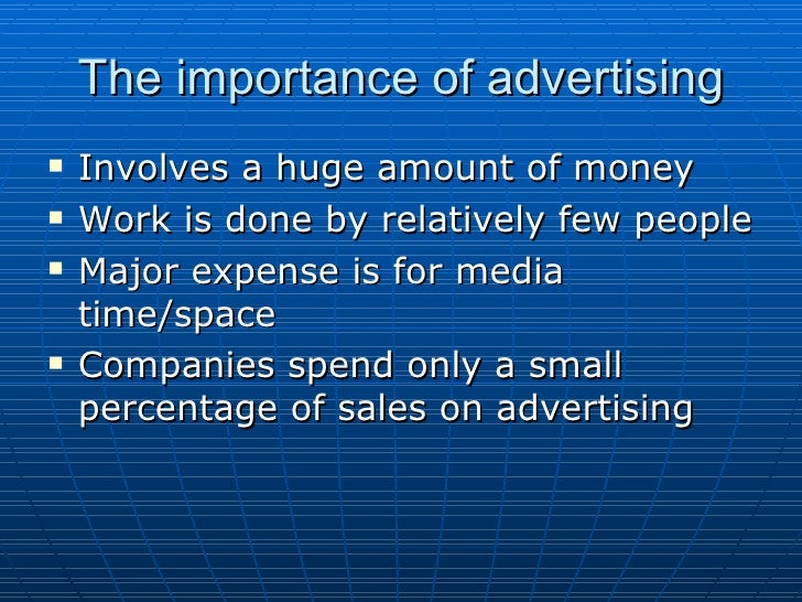 👍 Importance of advertising. Objectives and Importance of ...