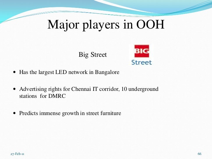 Out Of Home advertising