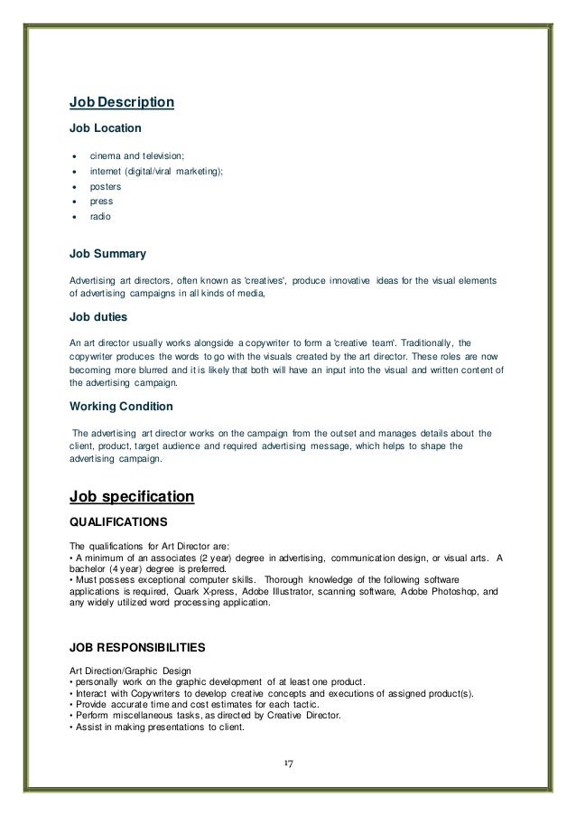 job advertising ideas
