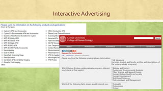 Interactive Advertising
 