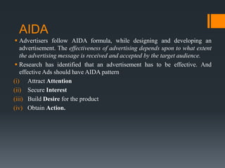 Advertising Models: AIDA, DAMAR | PPTX
