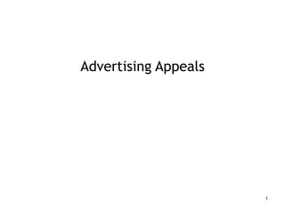 Advertising Appeals 