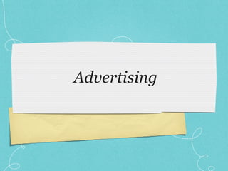 Advertising The basics | PPT