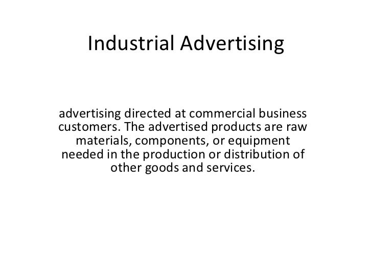 Industrial Advertising Examples