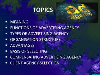 Advertising Agency | PPTX