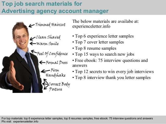 advertising account manager cover letter
