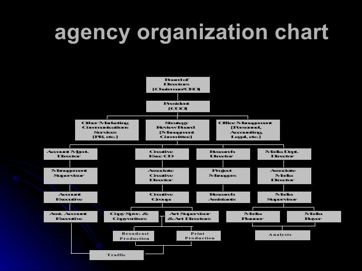 Creative Agency Org Chart