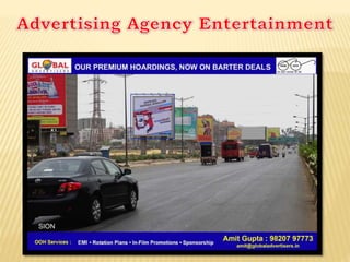 Advertising agency entertainment  global advertisers