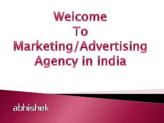 Advertising Agency in Vadodara, India Provide Different Kinds of MArketing